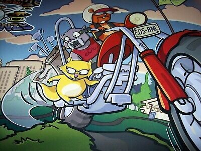 Ultimate Golf Ball Frenzy Pinball POSTER Orange County Choppers Motorcycle Theme