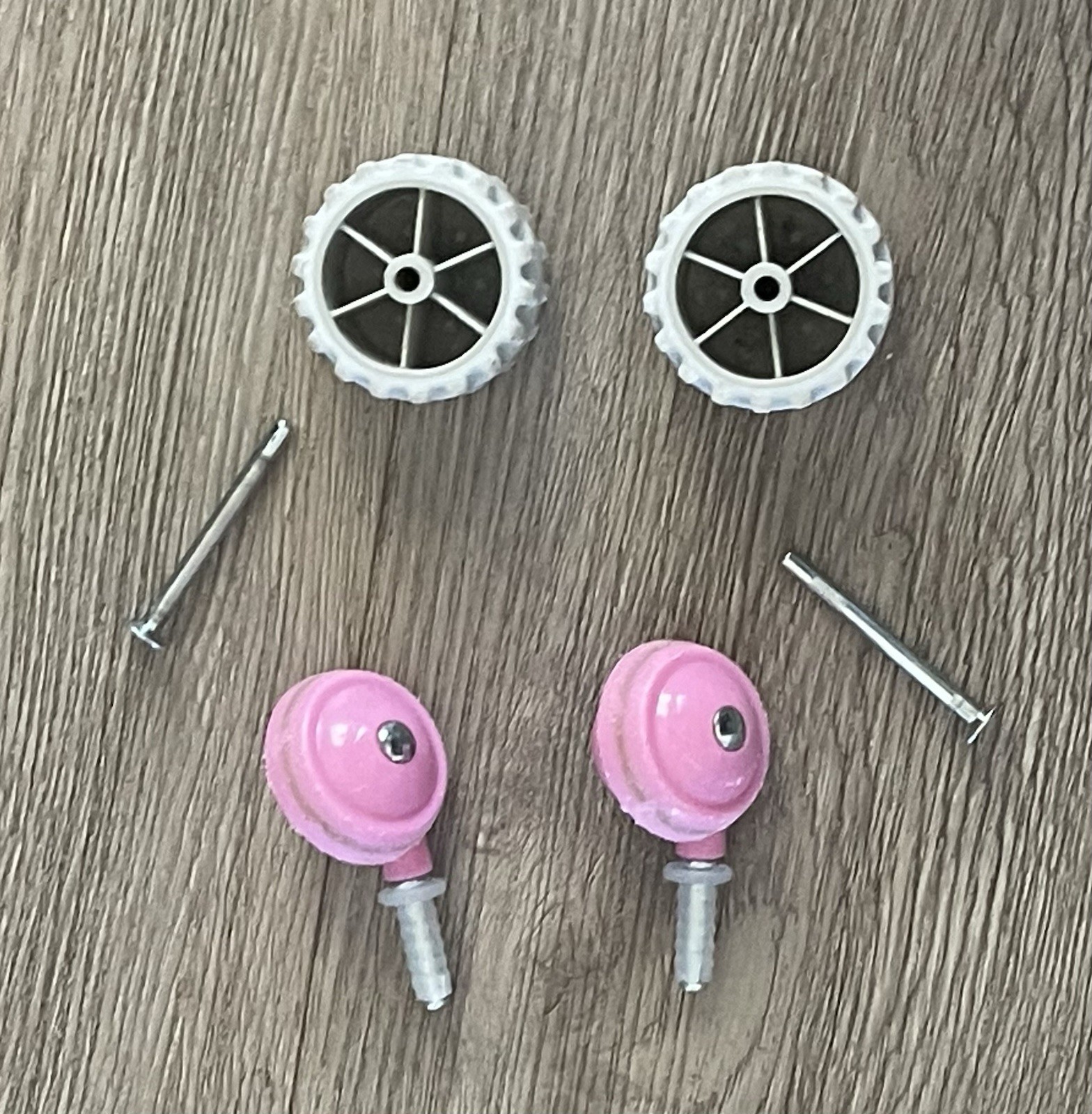 Tiny Love 4-in-1 Baby Walker 2 Front Casters  & 2 Back Wheels  Replacement Part