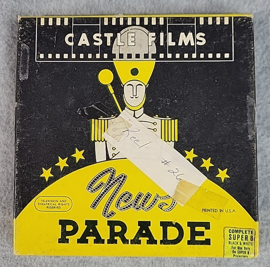 Vintage News Parade #829 Castle Films Super 8 8mm Film Movies Greatest Headlines