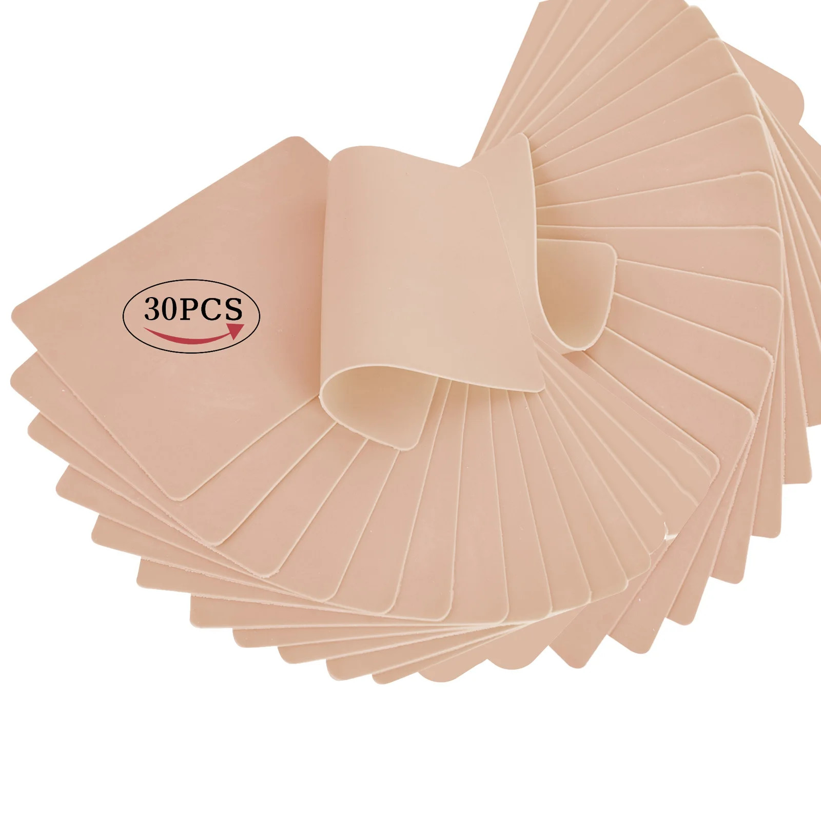 30/20/10/5Pcs Silicone Tattoo Practice Skin Professional Double For Makeup Lot