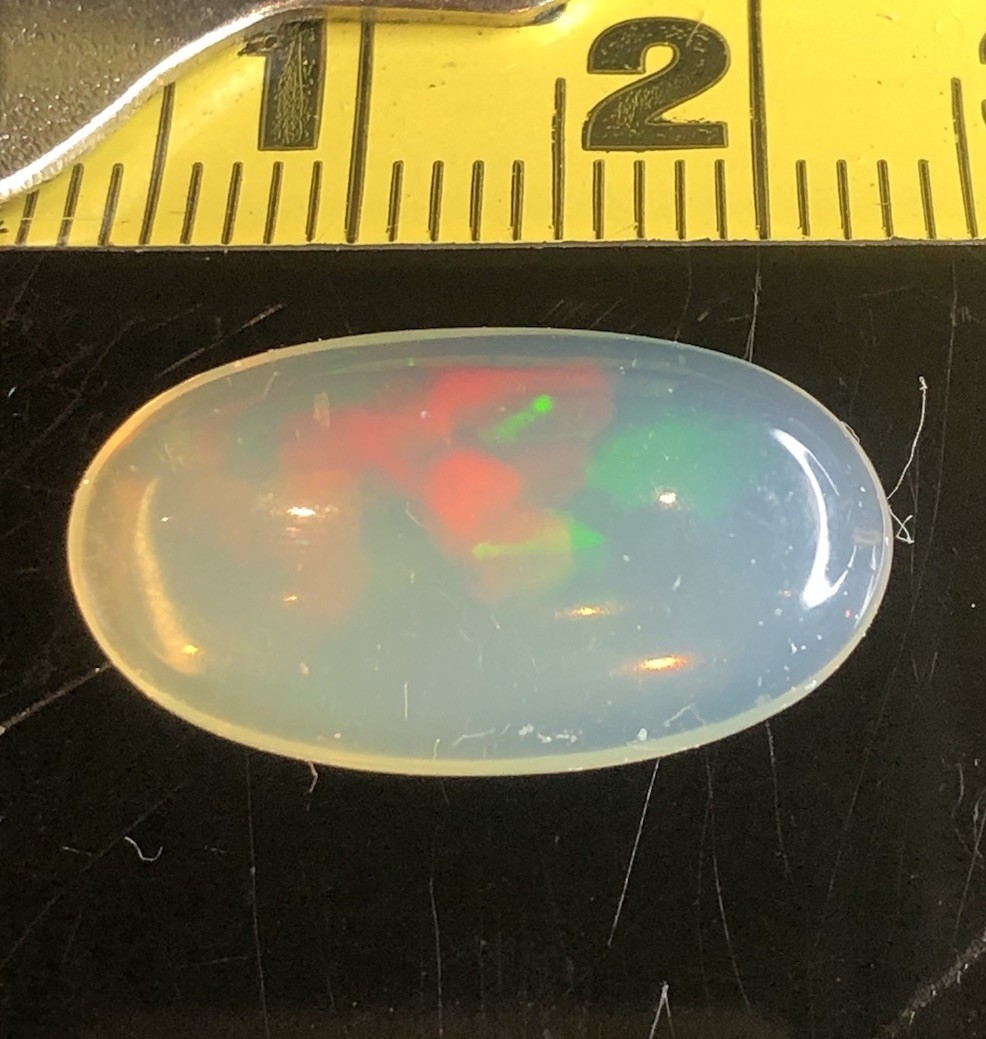 Natural Solid Lightning Ridge Australian Black Opal 5.1 ct