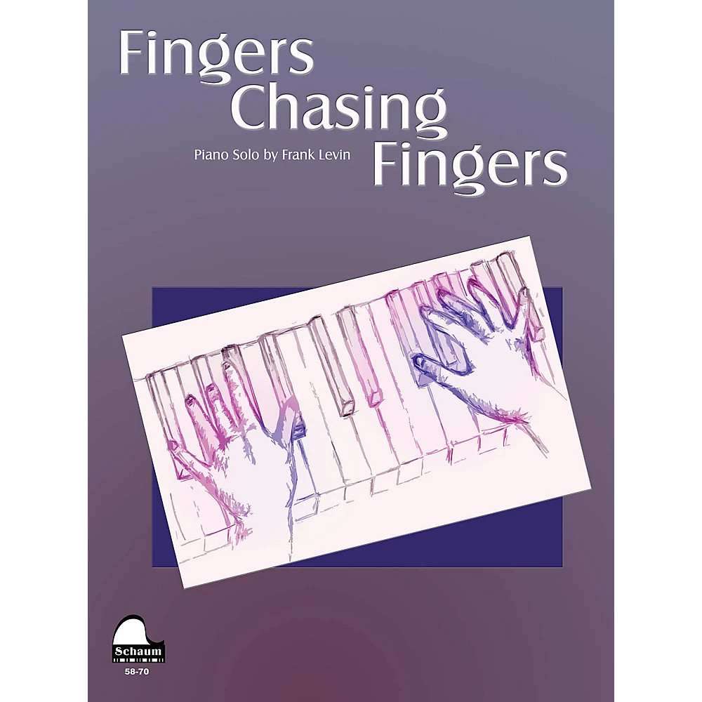SCHAUM Fingers Chasing Fingers Educational Piano Series Softcover