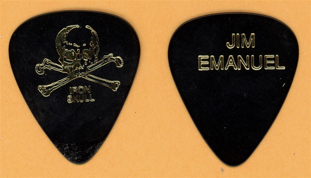 Iron Skull Jim Emanuel Vintage Tour Guitar Pick