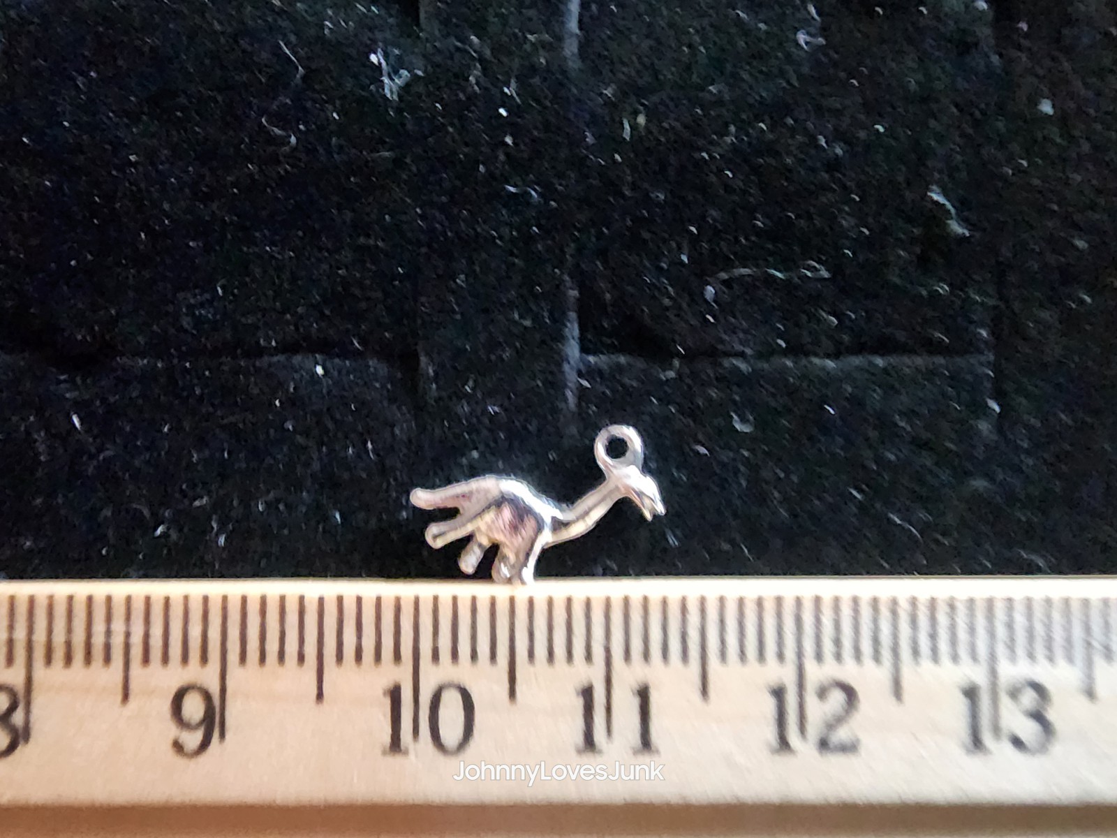 Vintage Sterling Silver Dinosaur Bracelet/Necklace Charm/Pendant Tested+