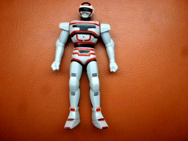 Bandai 1985 Juspion Soft Vinyl Figure Tokusatsu Hero Vintage Japan