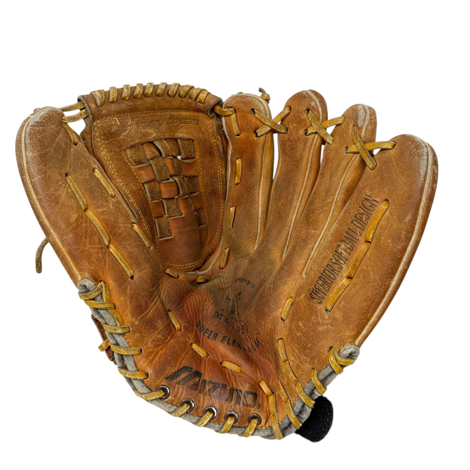 Mizuno MZ1320 13" Max Flex Steerhide Leather Softball Glove Power Lock RHT