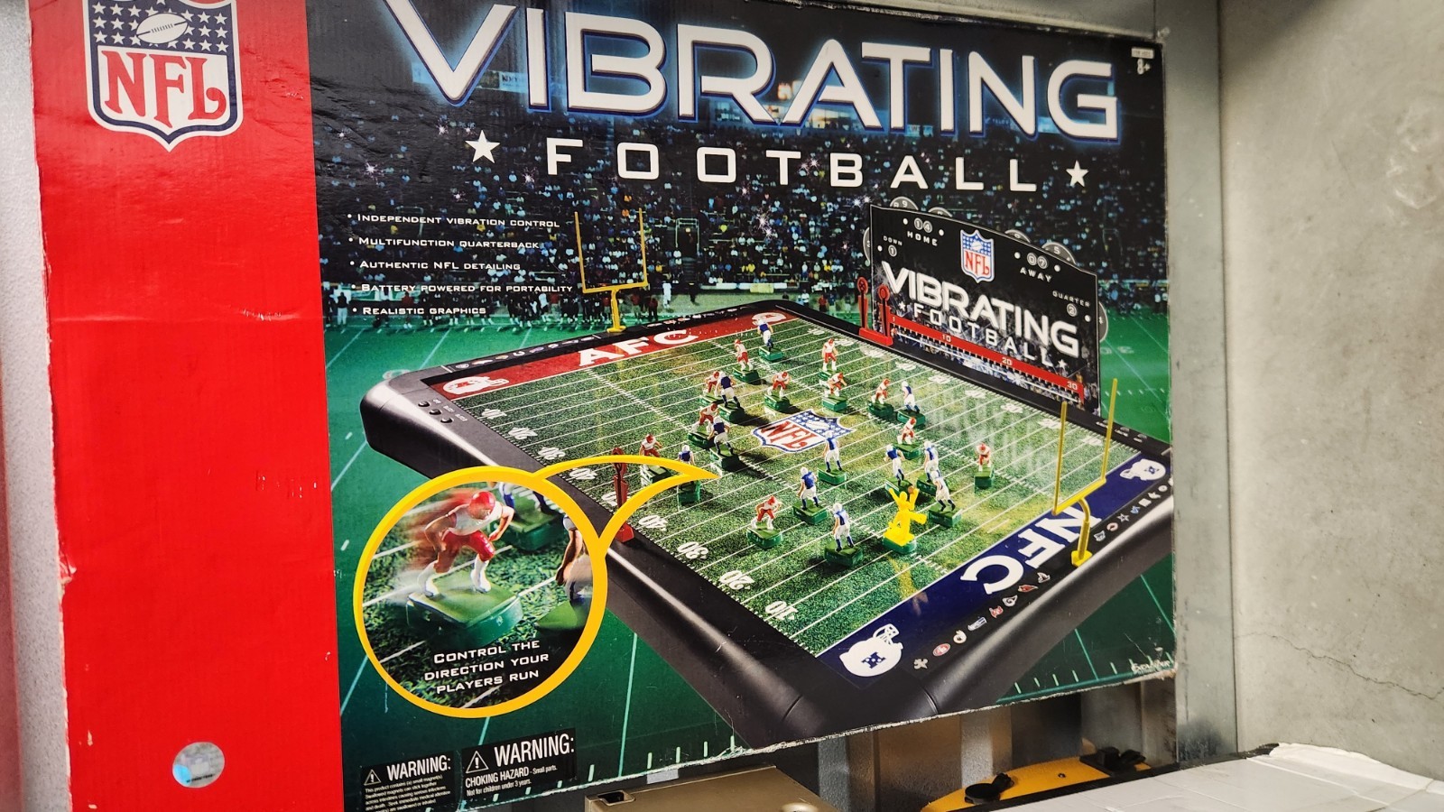OFFICIAL NFL  VIBRATING FOOTBALL GAME