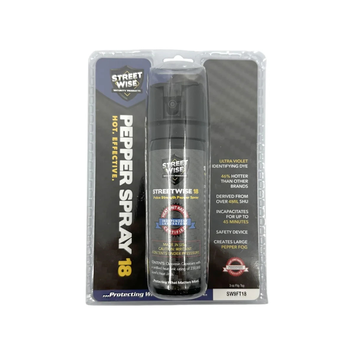 Streetwise Products Sticky Gel Pepper Spray 3oz Maximum Strength MADE IN USA