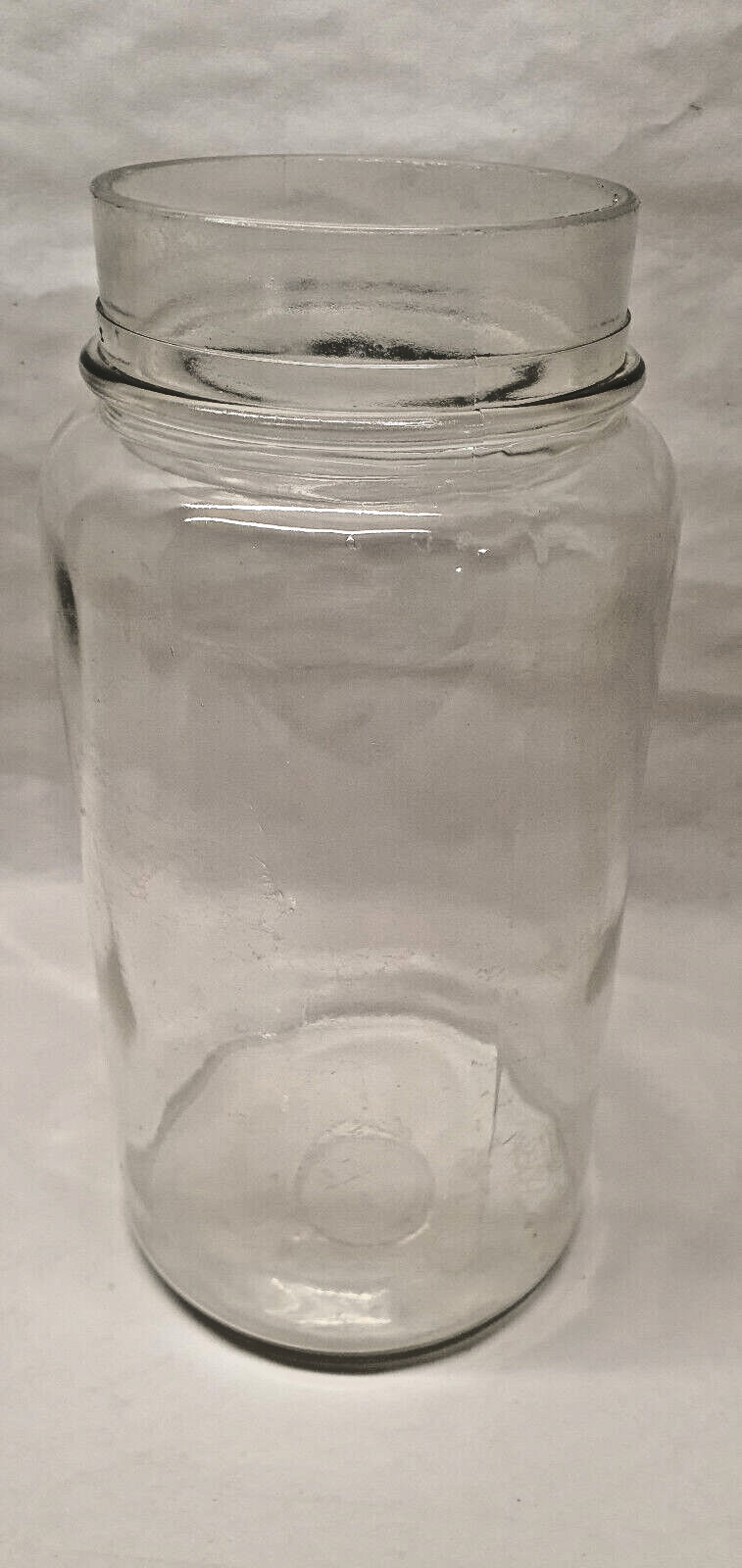Old Large Glass Pharmacy Jar or Pot H27 cm Decor Collection