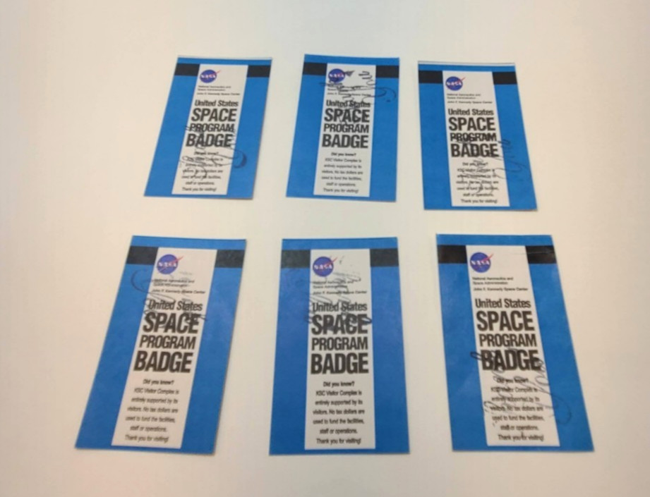 Kennedy Space Center Visitor Complex FL Ticket Stubs March 28, 2005 - Lot of 6
