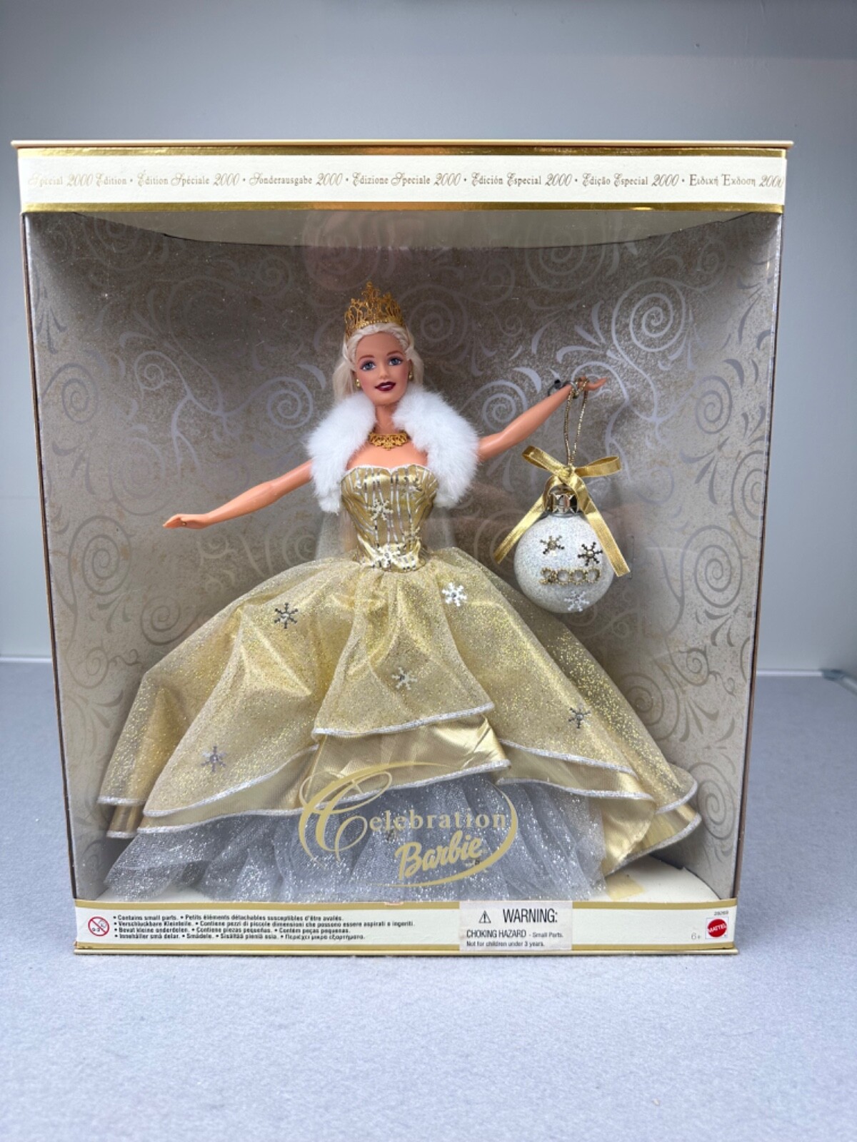🔥RARE! FOREIGN EDITION! 2000 Edition Celebration Barbie #28269  NRFB! READ
