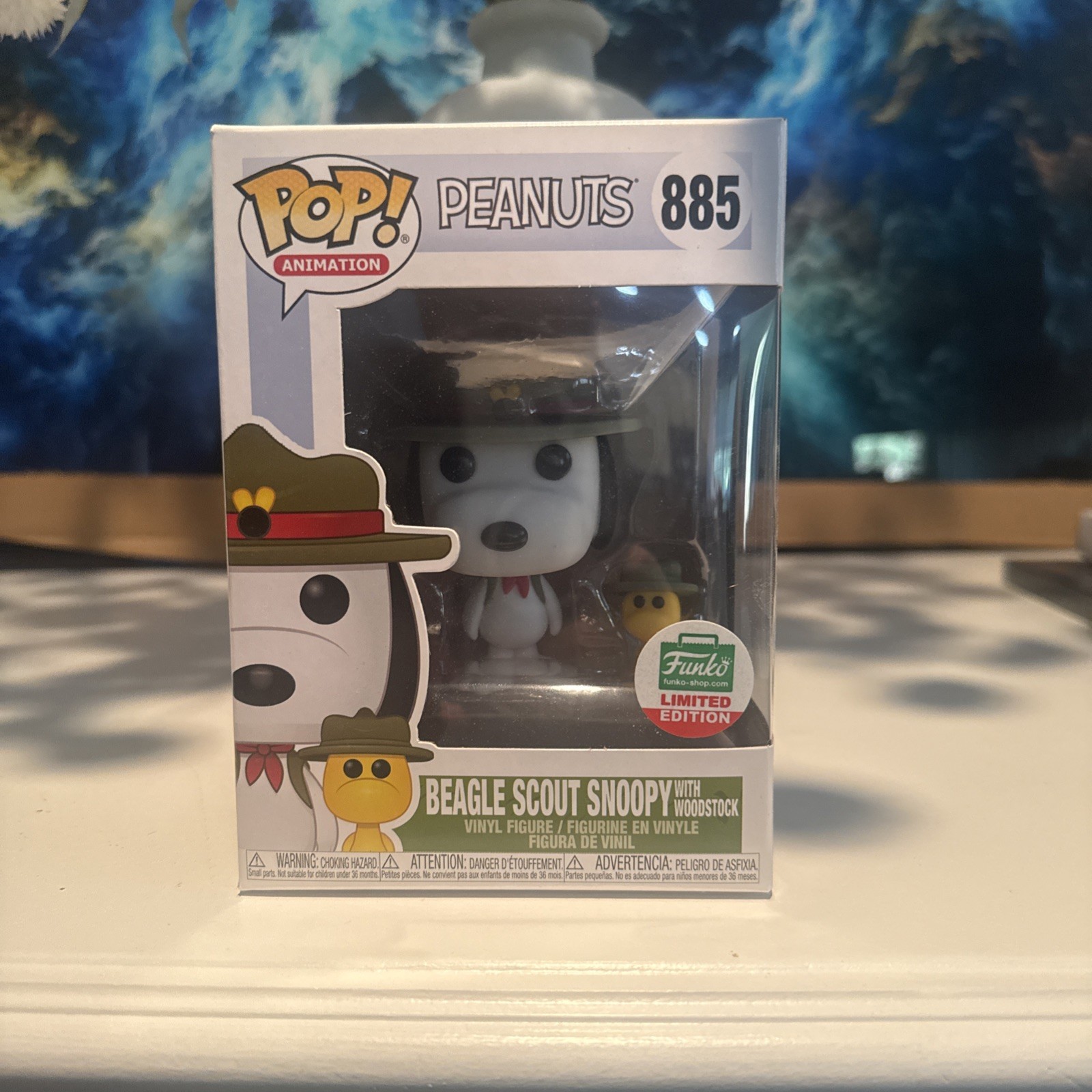 Funko Pop! Vinyl: Peanuts - Beagle Scout Snoopy with Woodstock - Funko #885