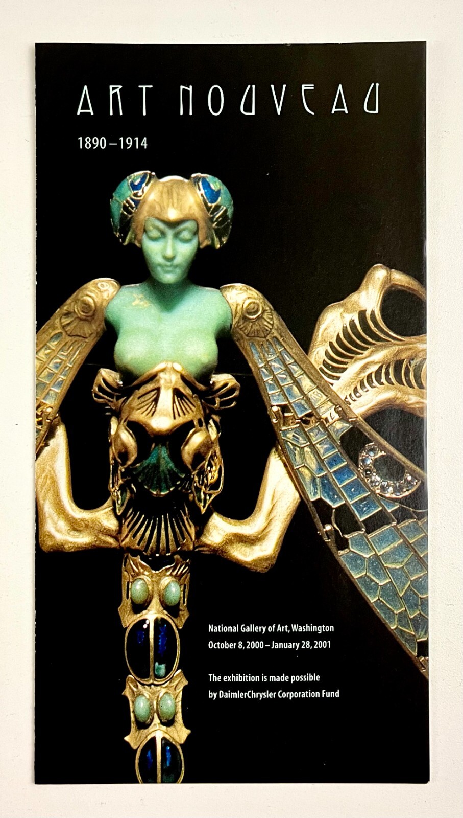 2001 Art Nouveau National Gallery of Art Washington DC VTG Exhibition Brochure