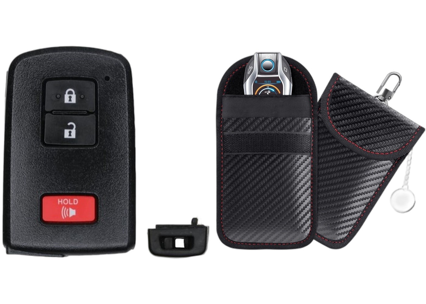 Replacement Toyota Smart Key Fob FCC HYQ14FBA Compatible Keyless Entry w/Case