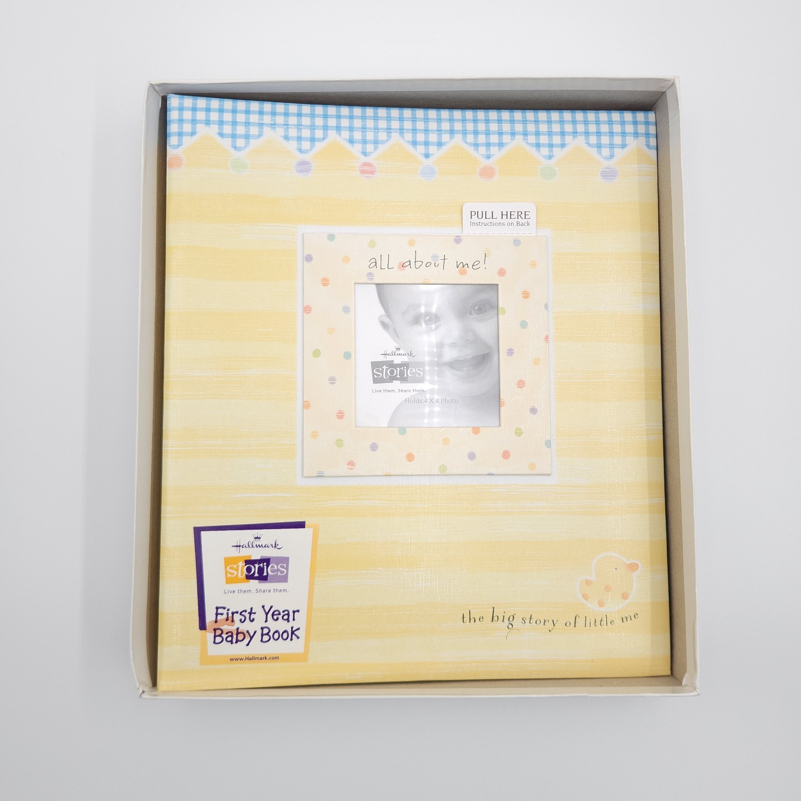 Hallmark Stories First Year Baby Book Memory Journal Milestones Moments Pictures