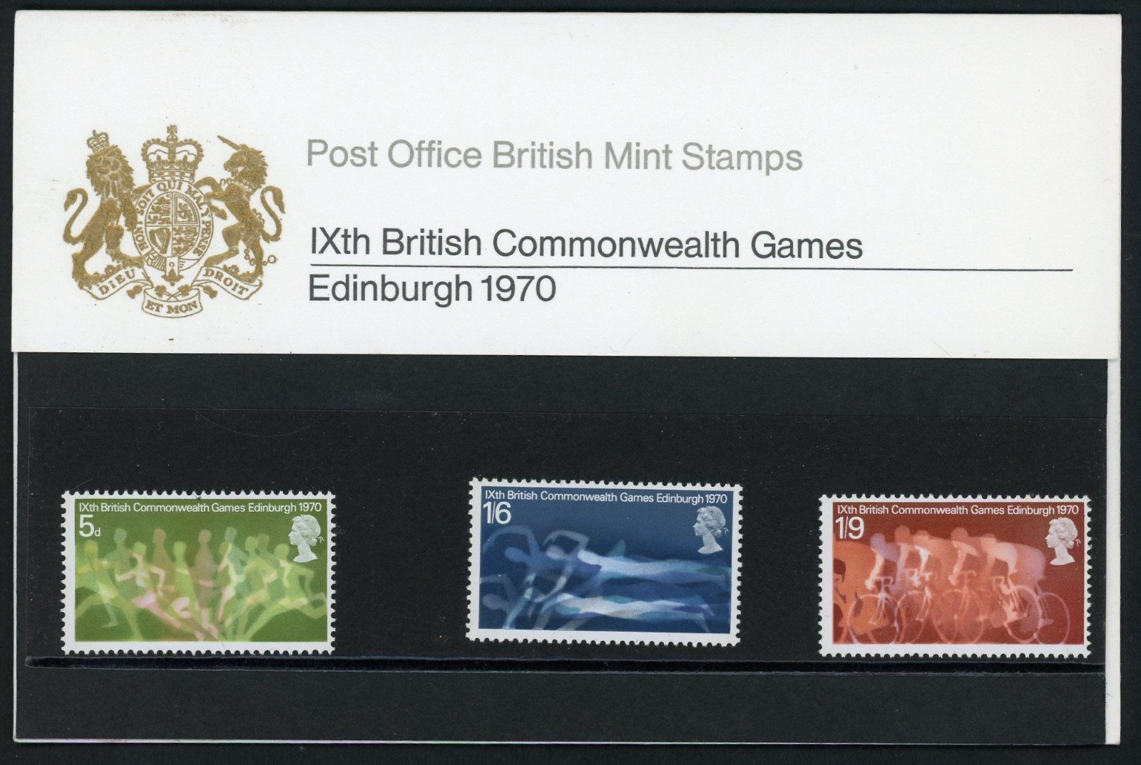 GB Presentation Pack  and first day cover Commonwealth Games 1970