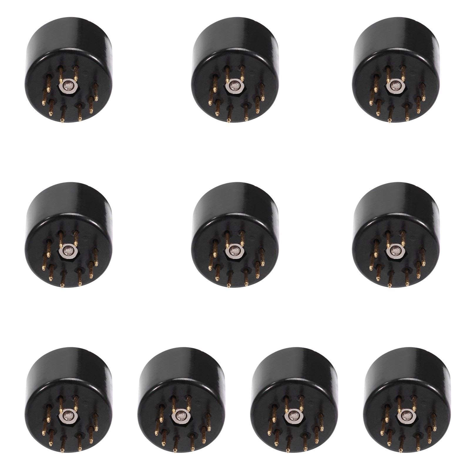 10PCS 9Pin Tube Socket Test Saver for 6DJ8 12AX7 ECC83 12AU7 ECC82