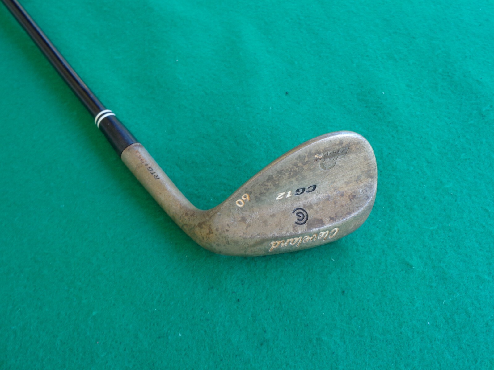 Cleveland CG 12 Zip Grooves RTG+DSG Lob Wedge Graphite Golf Club Mens 35.5" R.H.