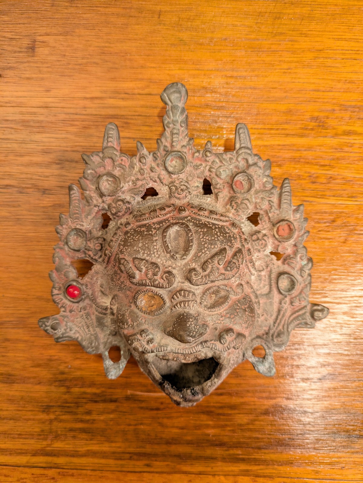 Antique Tibetan/Nepalese Bronze Ritual Butter Lamp Burner