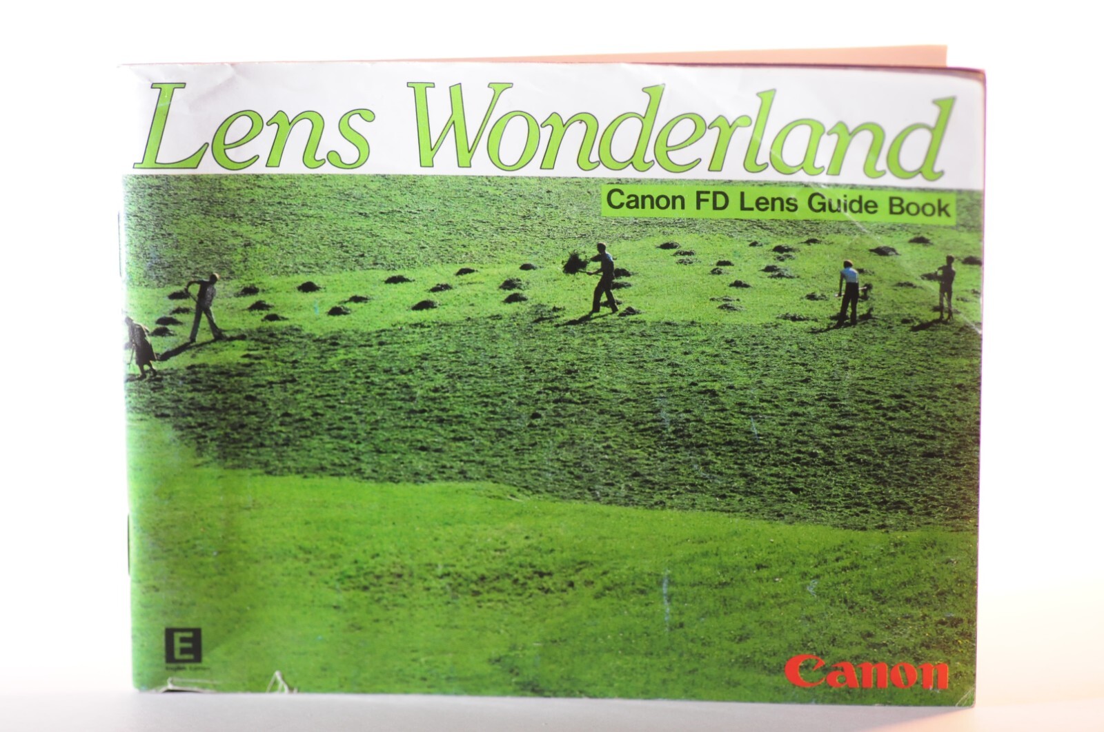 Canon FD lens wonderland brochure Guide book Vintage