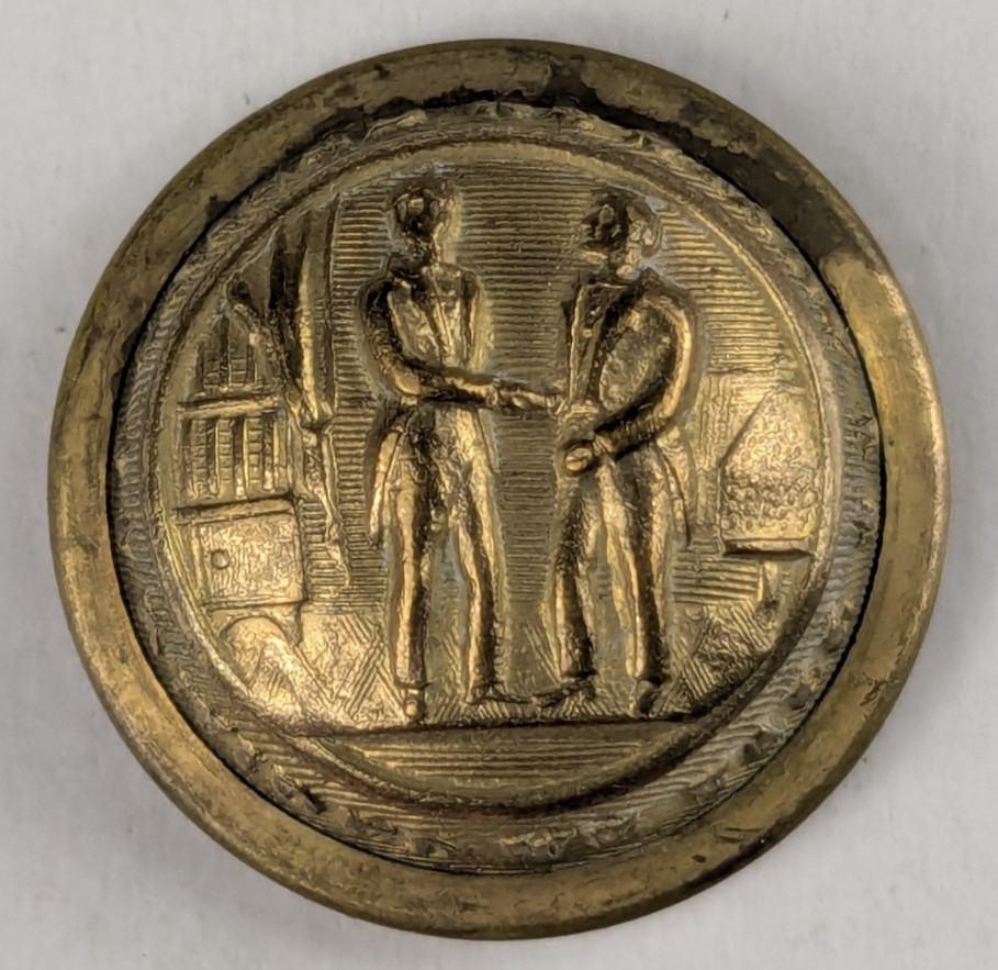 1870-90s - Kentucky State Seal Uniform Button - M2E