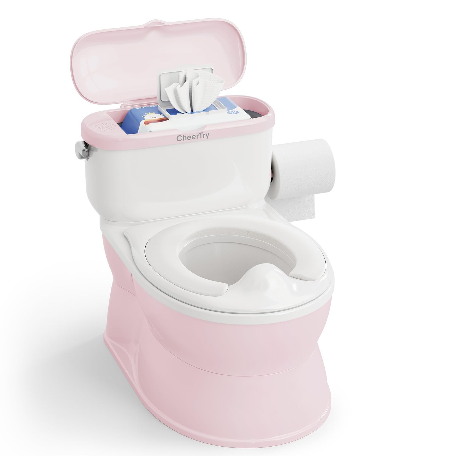 CheerTry 2-in-1 Toddler Potty Training Toilet - with Detachable Training Seat...
