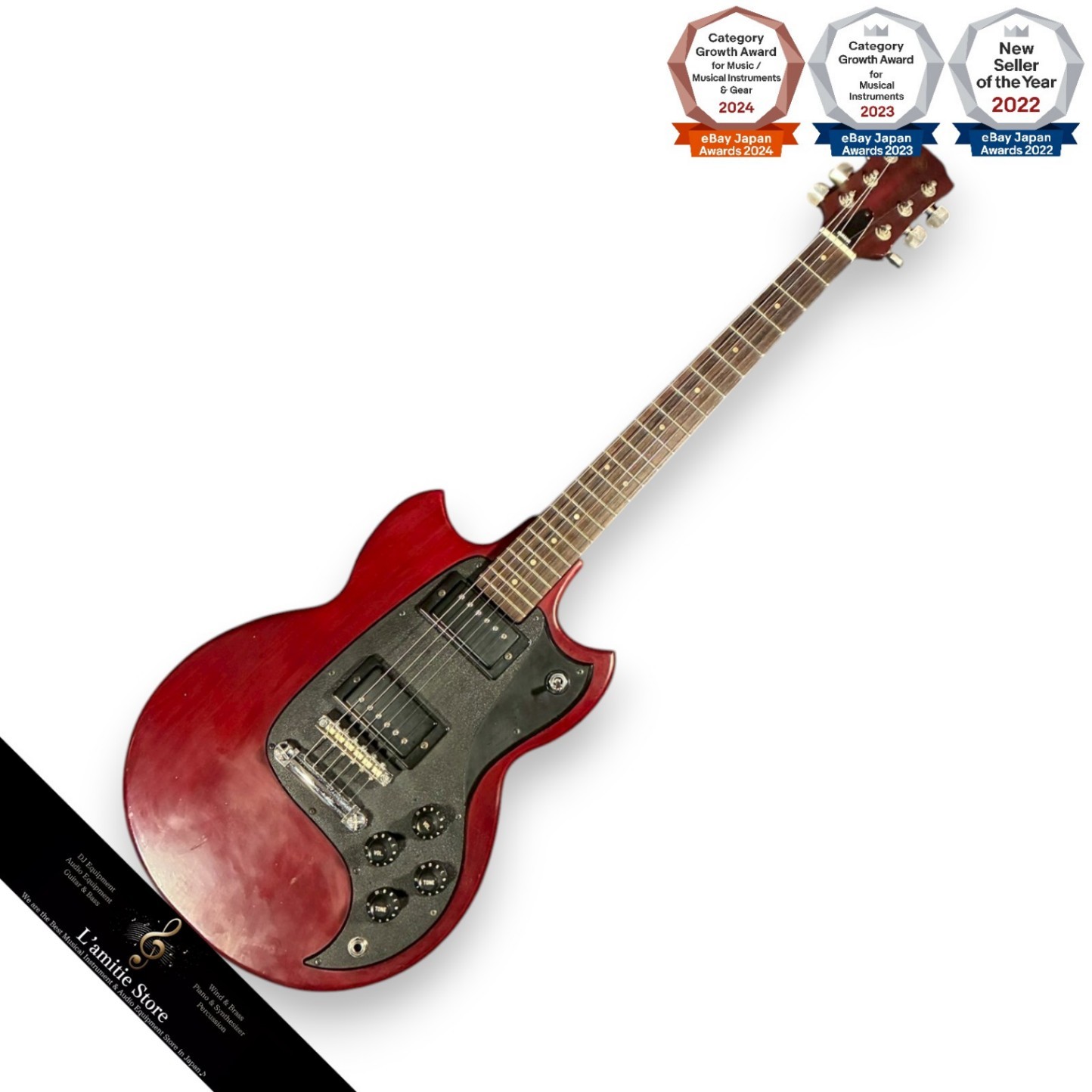 Yamaha SG30A Cherry Red Electric Guitar 1974 Lightweight 3.6kg