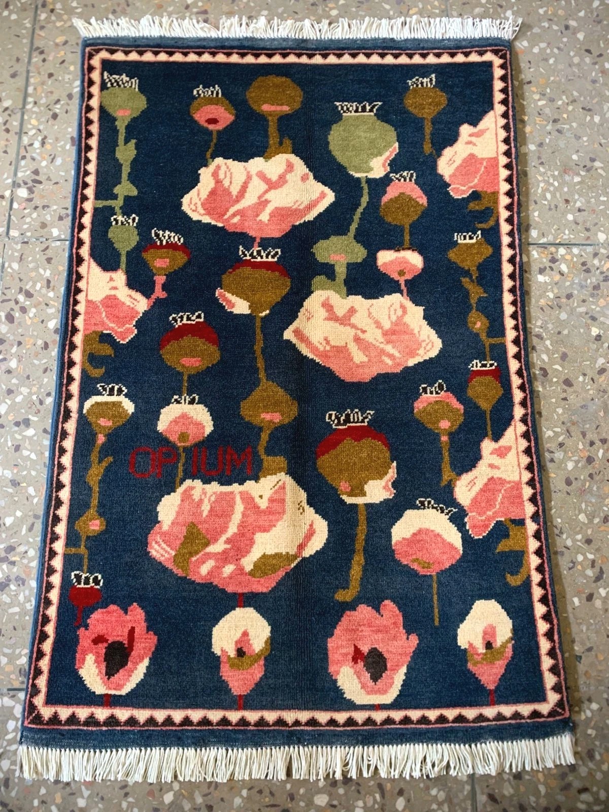Opium Handmade Afghan amazing war rug Great Quality Beauiful design Size1 Mete