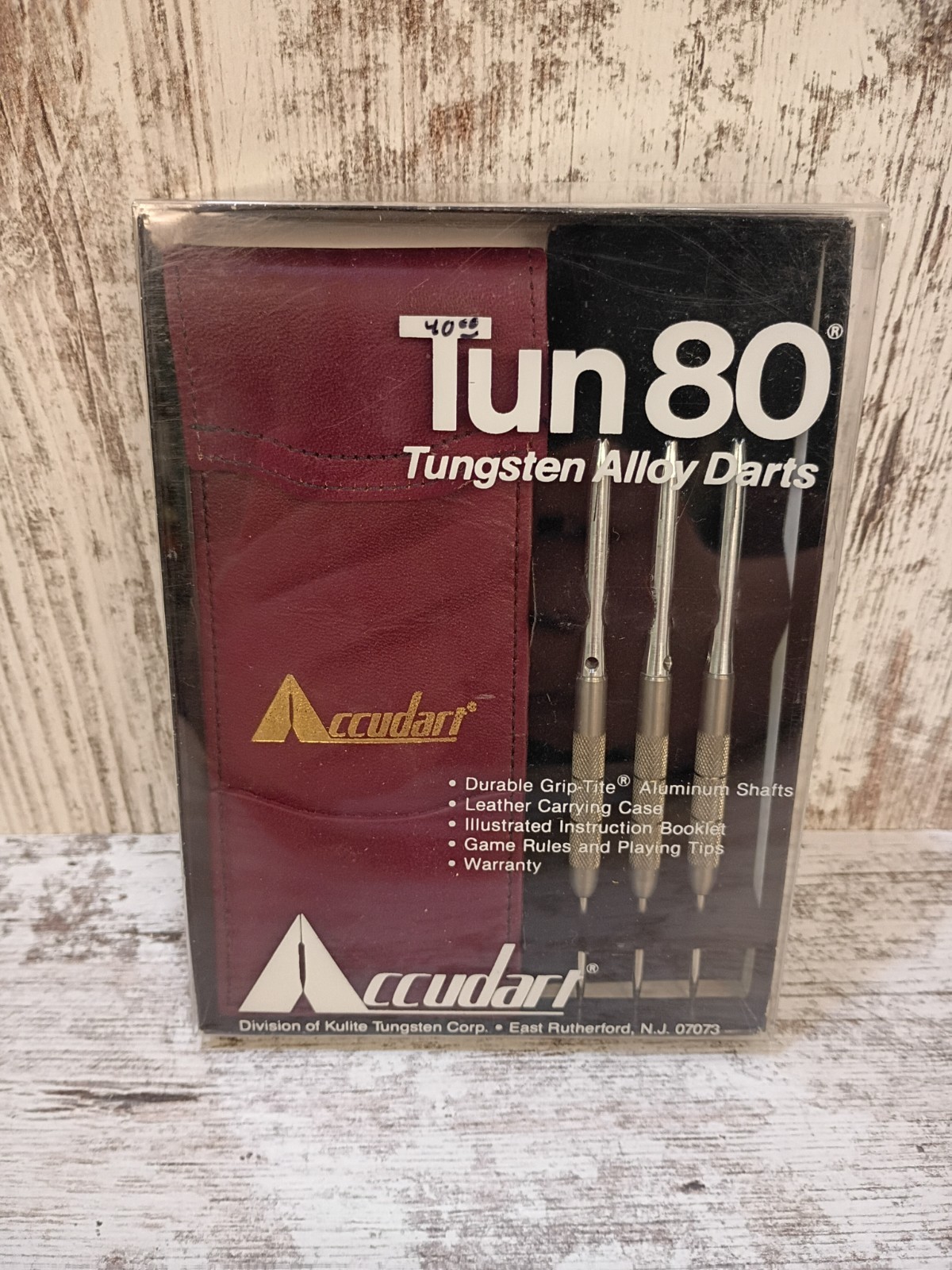 Vintage Accudart Tun80 Steel Tip Darts 19 Gram New In Package