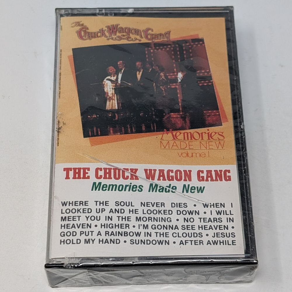 The Chuck Wagon Gang Memories Made New Southern Gospel Cassette Tape NEW VTG