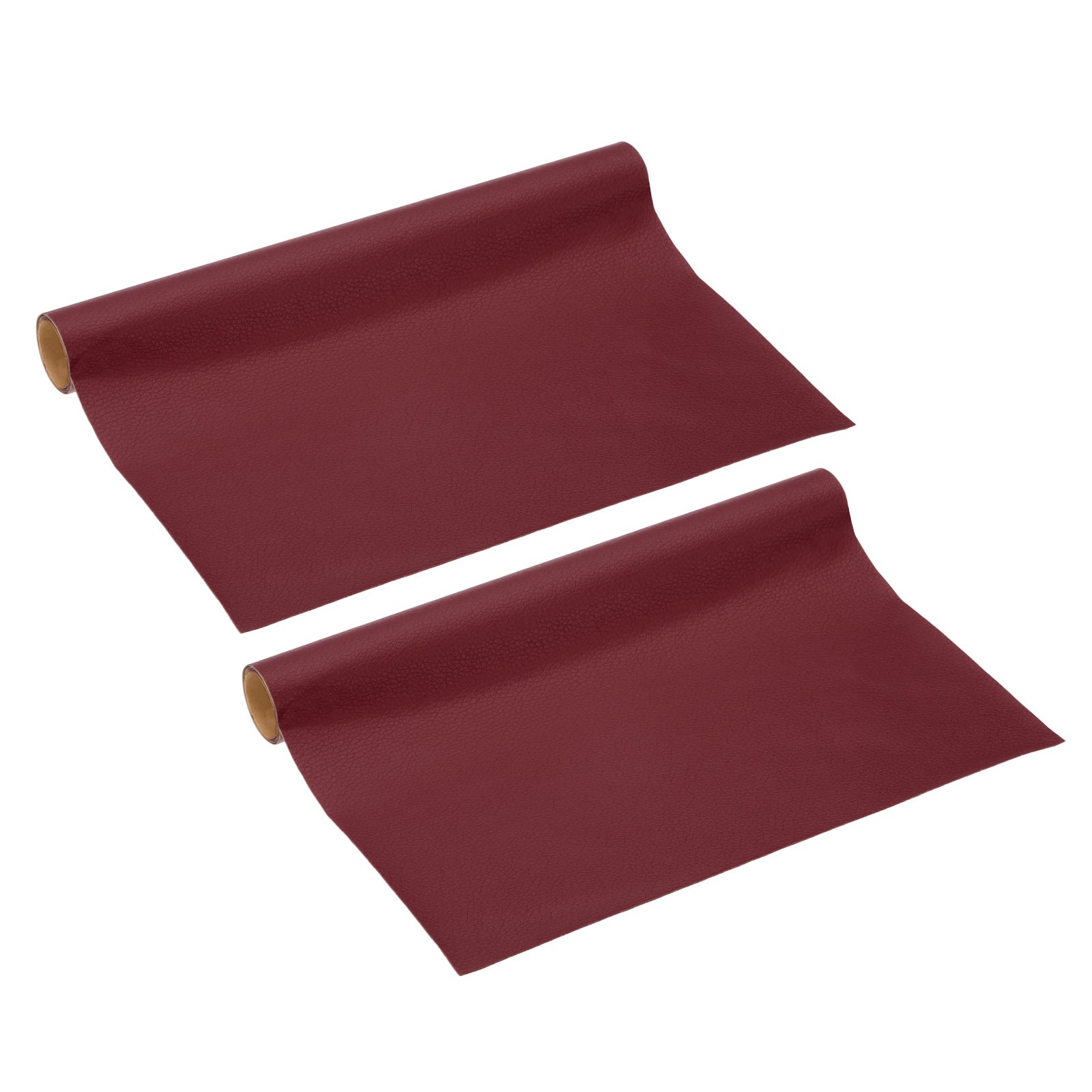 Leather Repair Patch, 2 Pcs Self Adhesive Vinyl Patch, 10 x 24" Burgundy
