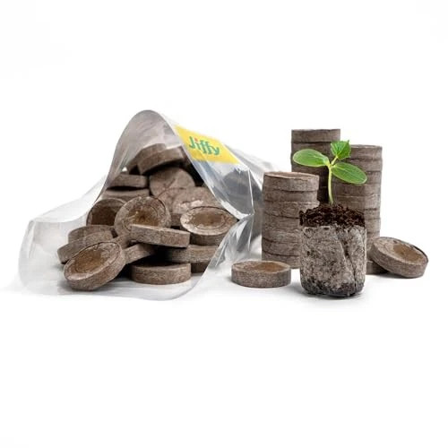 100 Count- Jiffy 36 MM Peat Soil Pellets