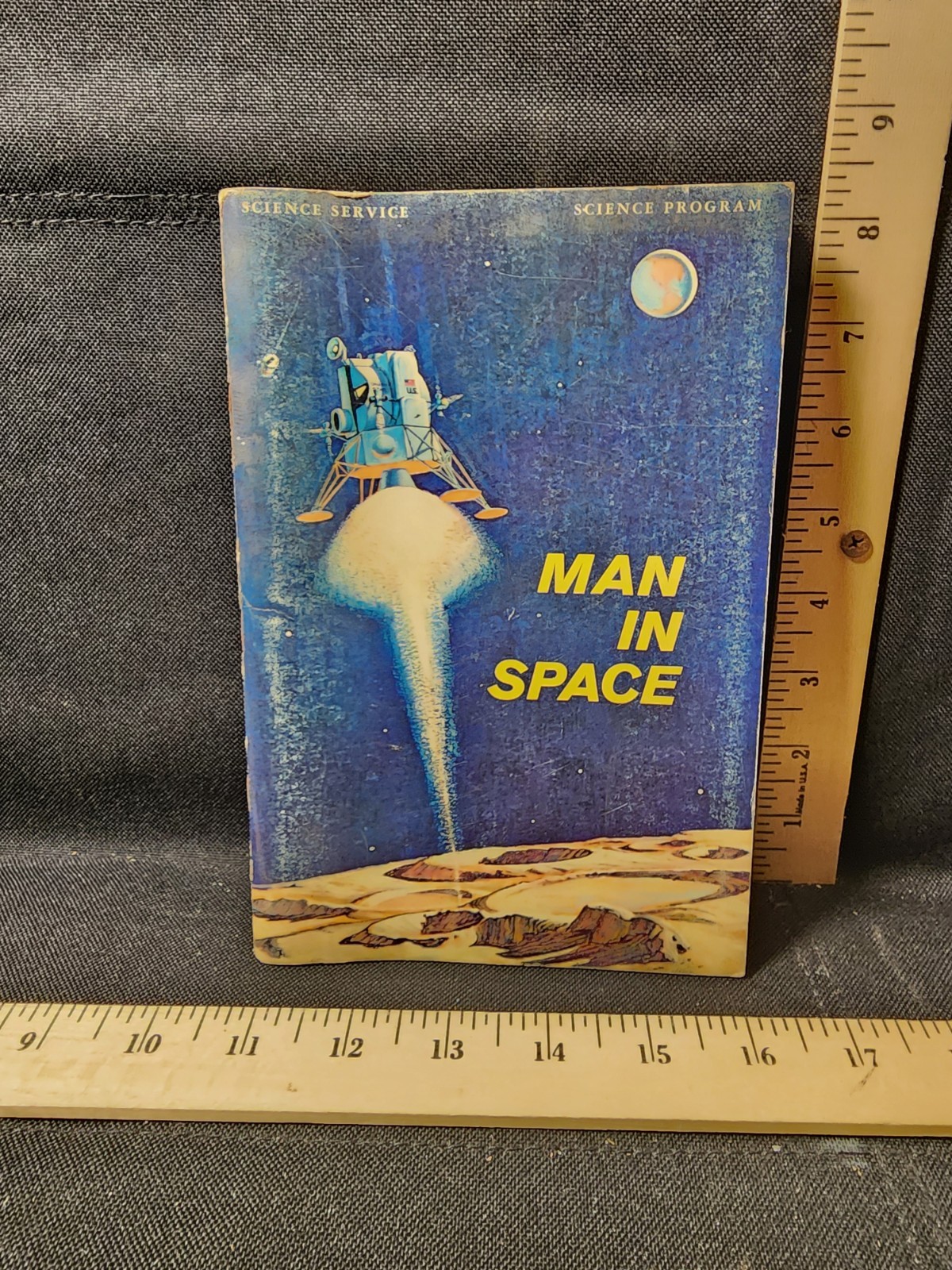 Man In Space Science Book Program Booklet 1967 Marvin L Stone Used
