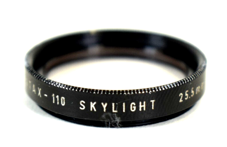 Vintage Asahi Opt Co. Pentax-110 Lens Skylight 2  5.5mm Japan Original
