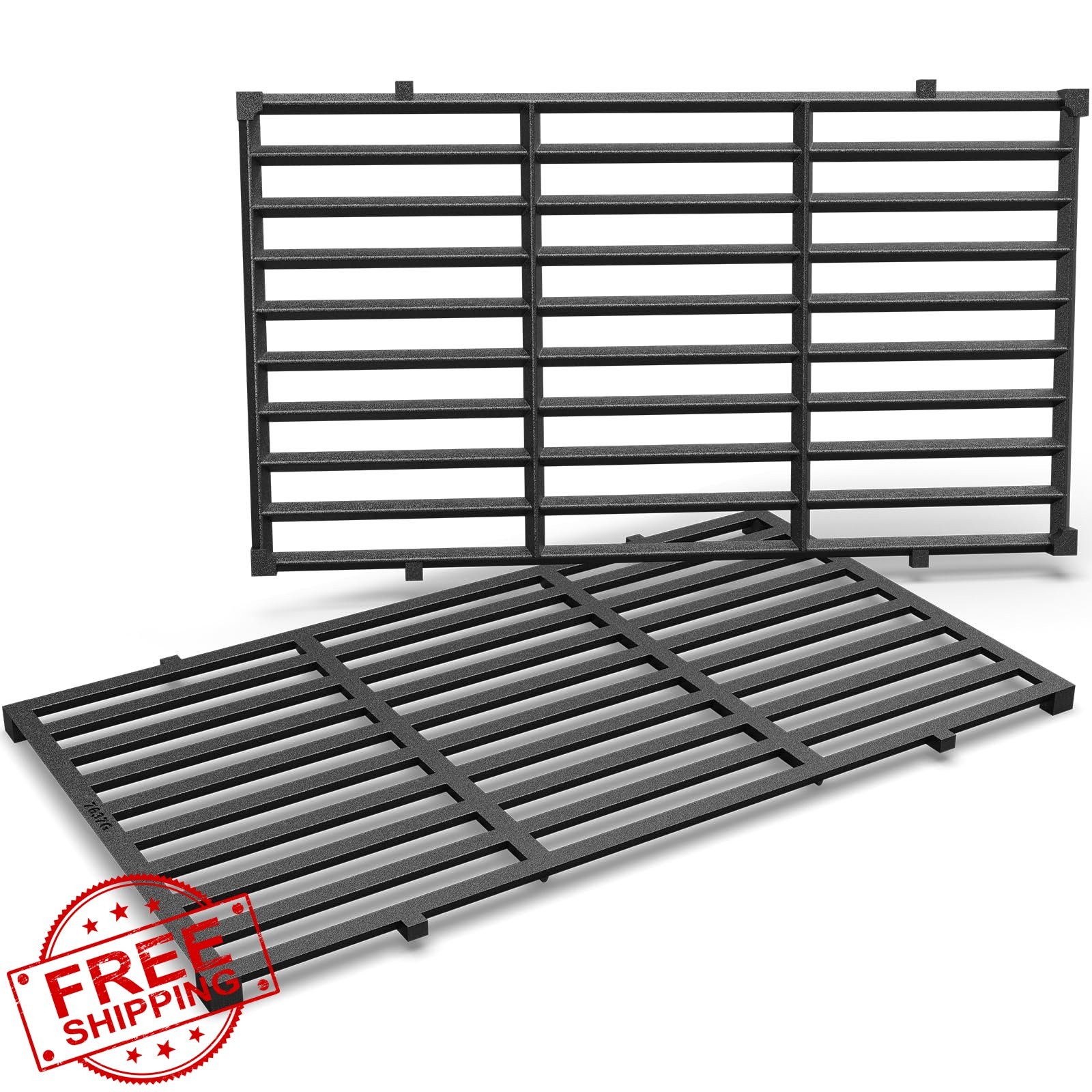 QuliMetal Weber Spirit E210 Grill Grates 2-Pack 17.5x10.2 Inch Front Control