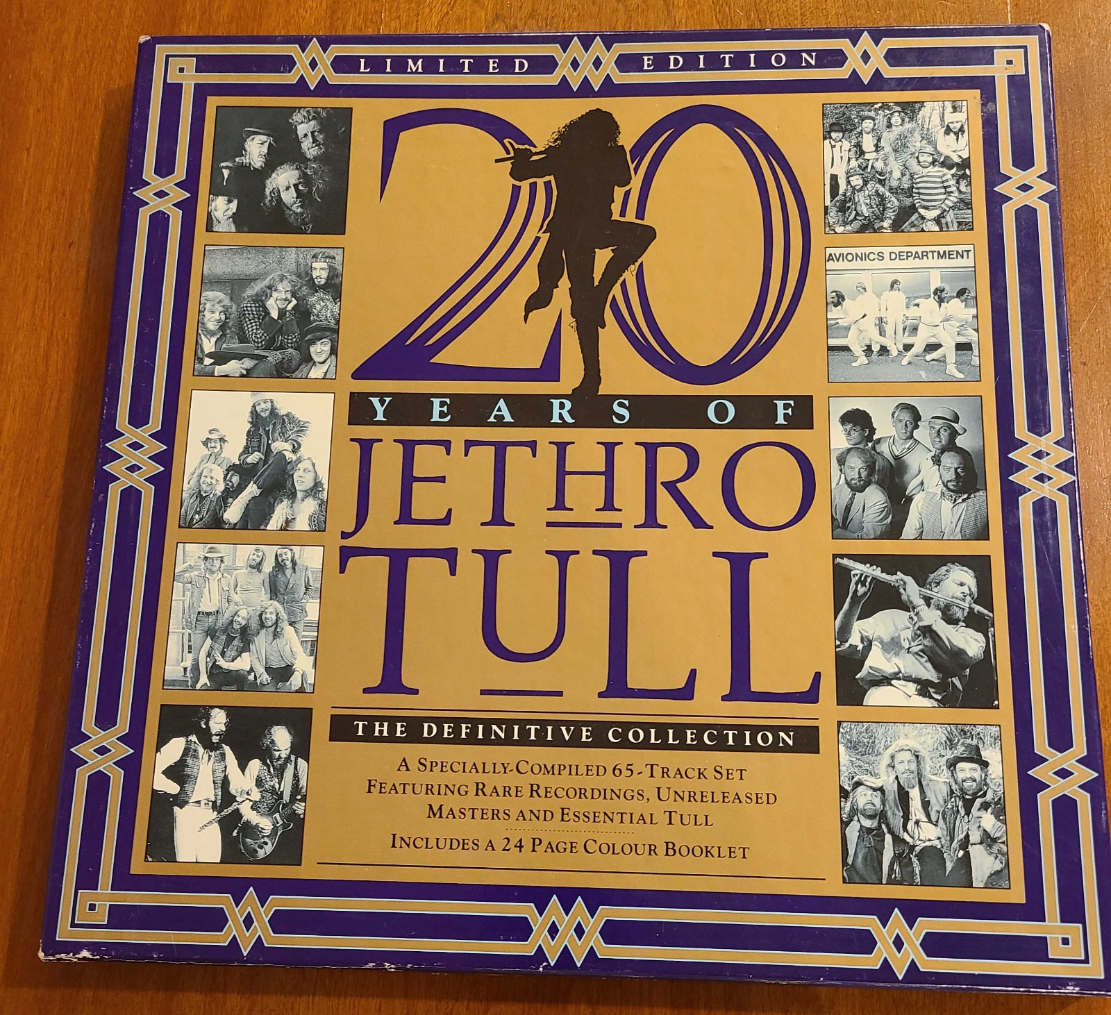 Jethro Tull 20 Years Of boxset (1988 3CD Chrysalis) Very Good