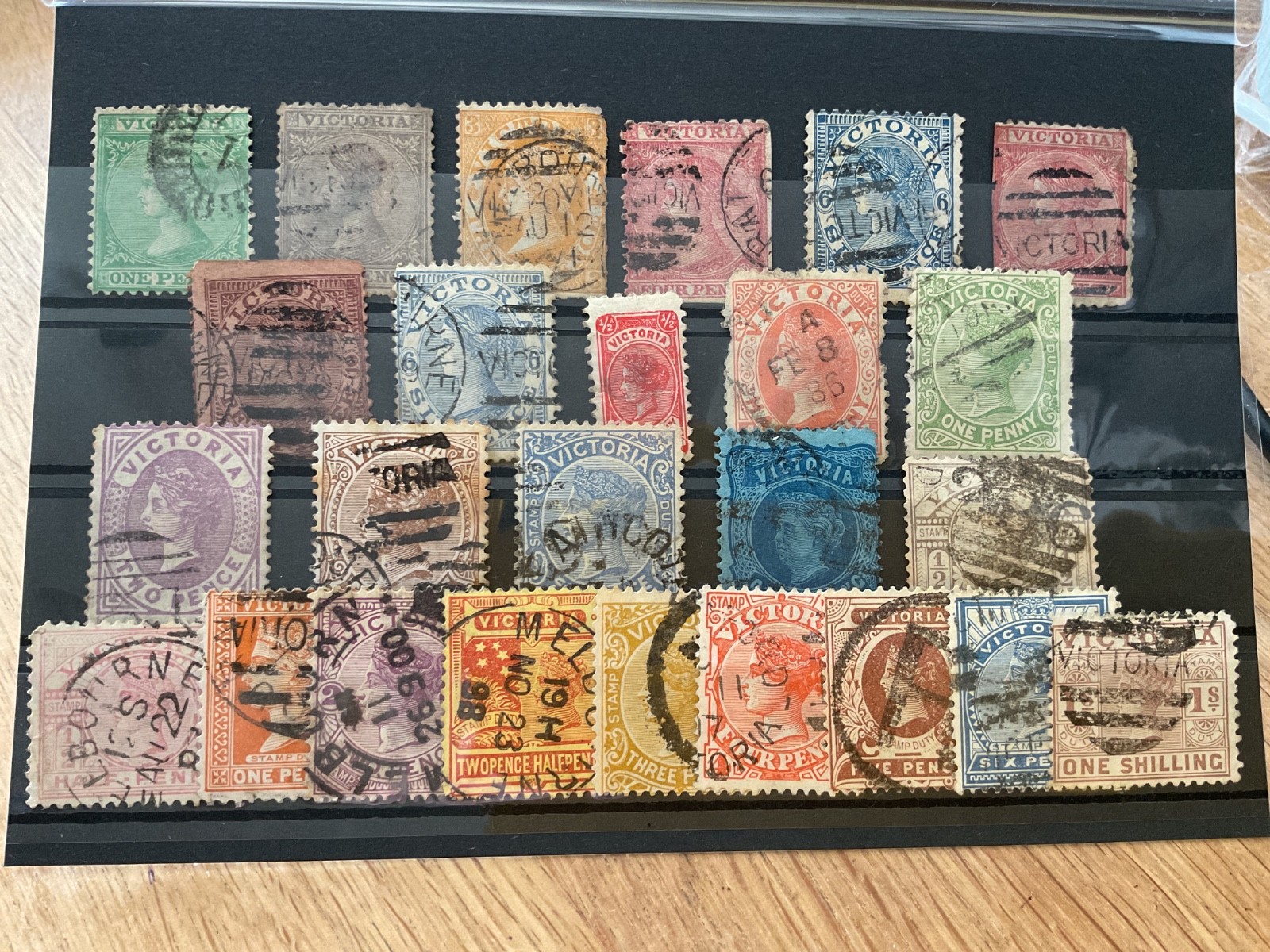 Australia Victoria early  used stamps   B3523