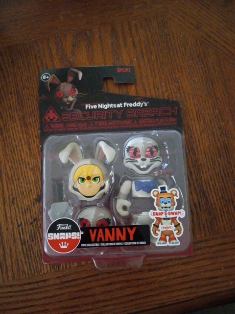 Funko SNAPS! Five Nights at Freddy's Security Breech FNAF Snap & Swap VANNY New