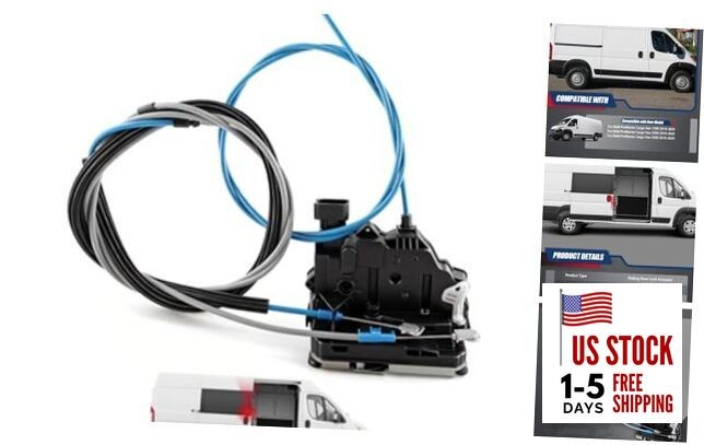 Sliding Door Lock Actuator Compatible with RAM ProMaster Cargo Van 1500 2500 