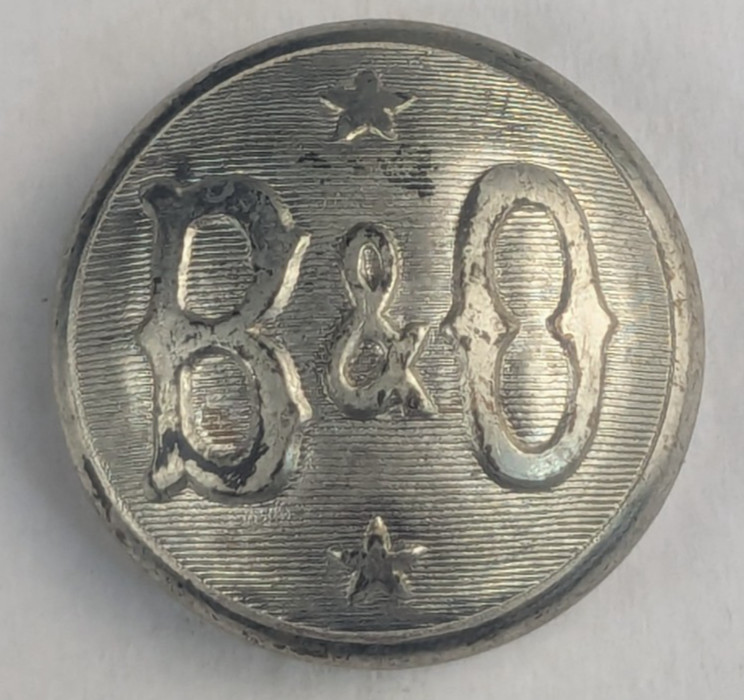 Early - B&O Baltimore Ohio and Railroad Worker Uniform Button  - M2B