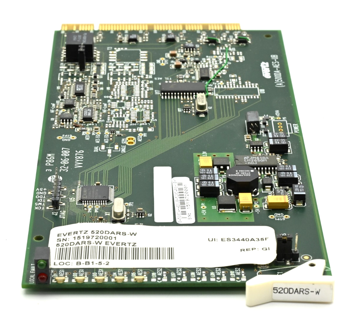 Evertz 520DARS-W Unbalanced AES Word Clock Extractor and Distribution Amplifier