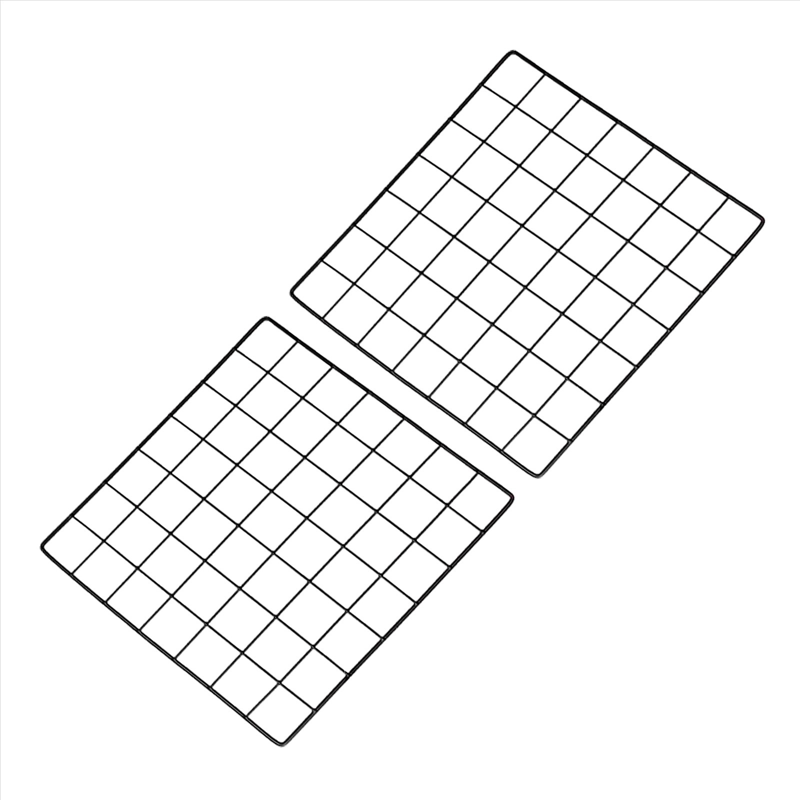 14"x14" 2pc Black Photo Display Grid Panel