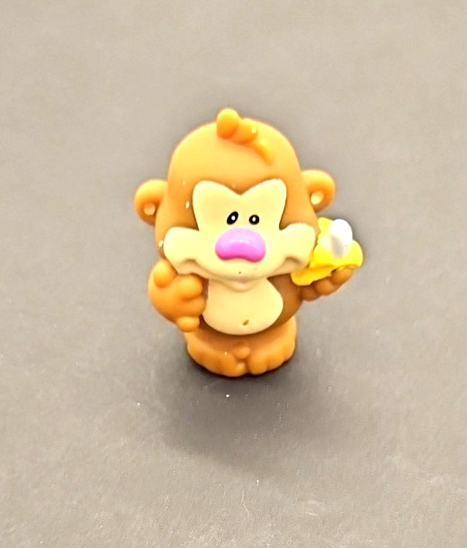 Vintage Little Tikes tots Chunky People toddle Zoo Train Monkey animal part toy