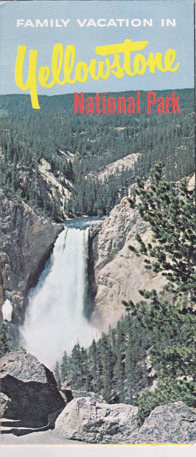 1962 Yellowstone National Park Lodging and Accommodations Brochure