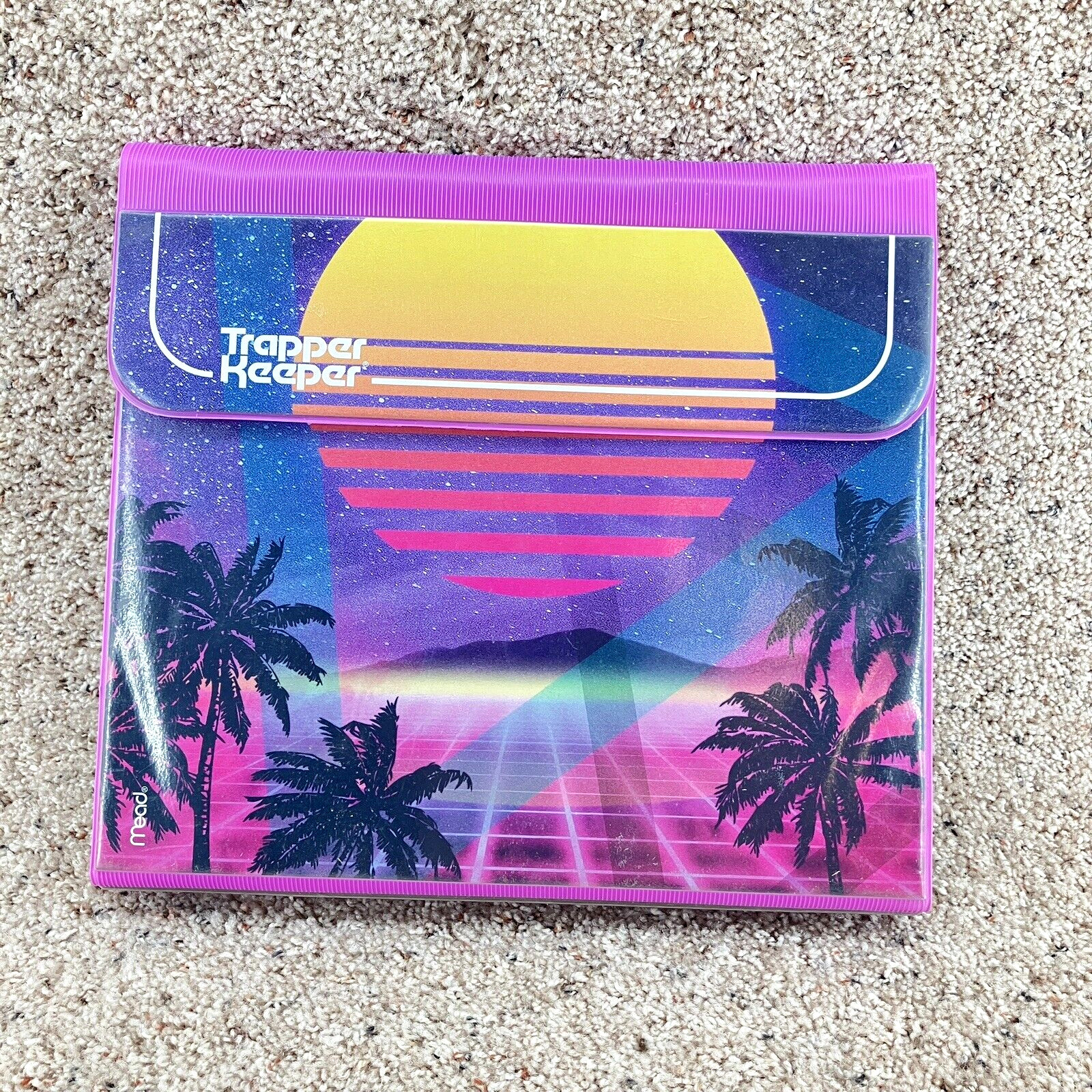 Trapper Keeper Retro 3 Ring Binder Portfolio Folder 2020 Mead 12 3/16" x 11 1/4"