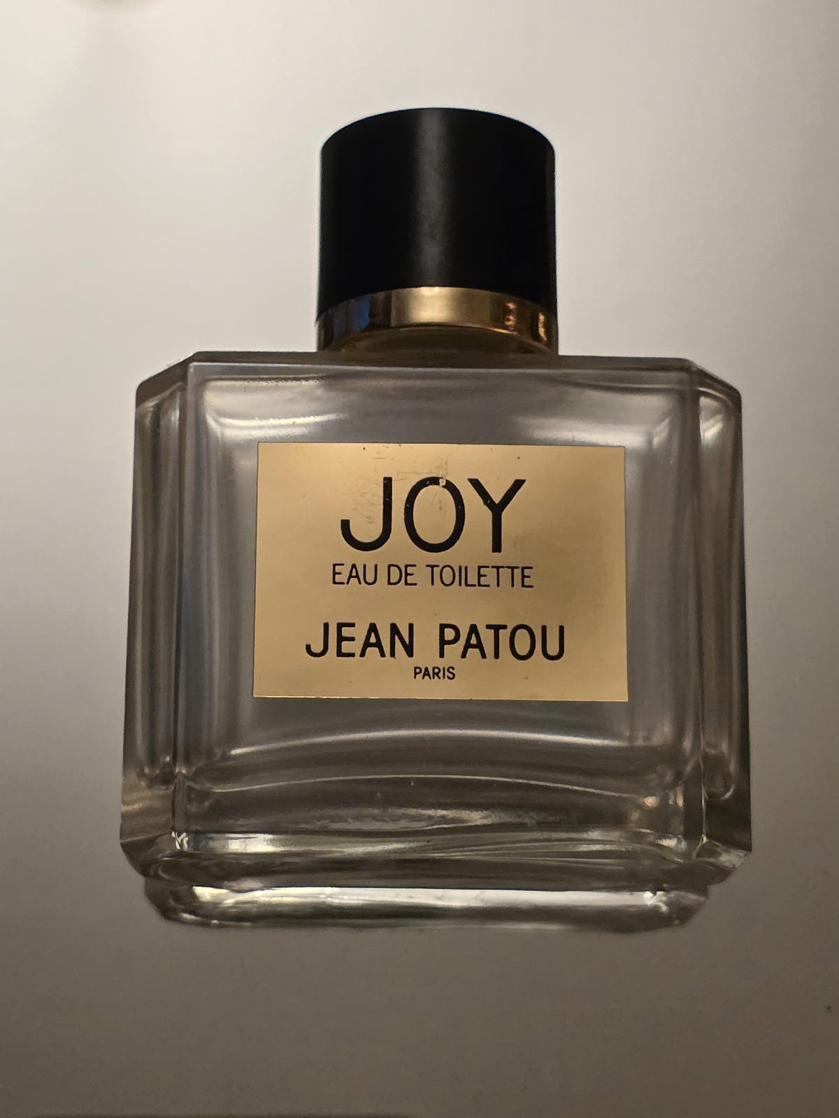 Vintage Jean Patou JOY Eau de Toilette Splash 1 Fl. Oz./30 ml empty bottle