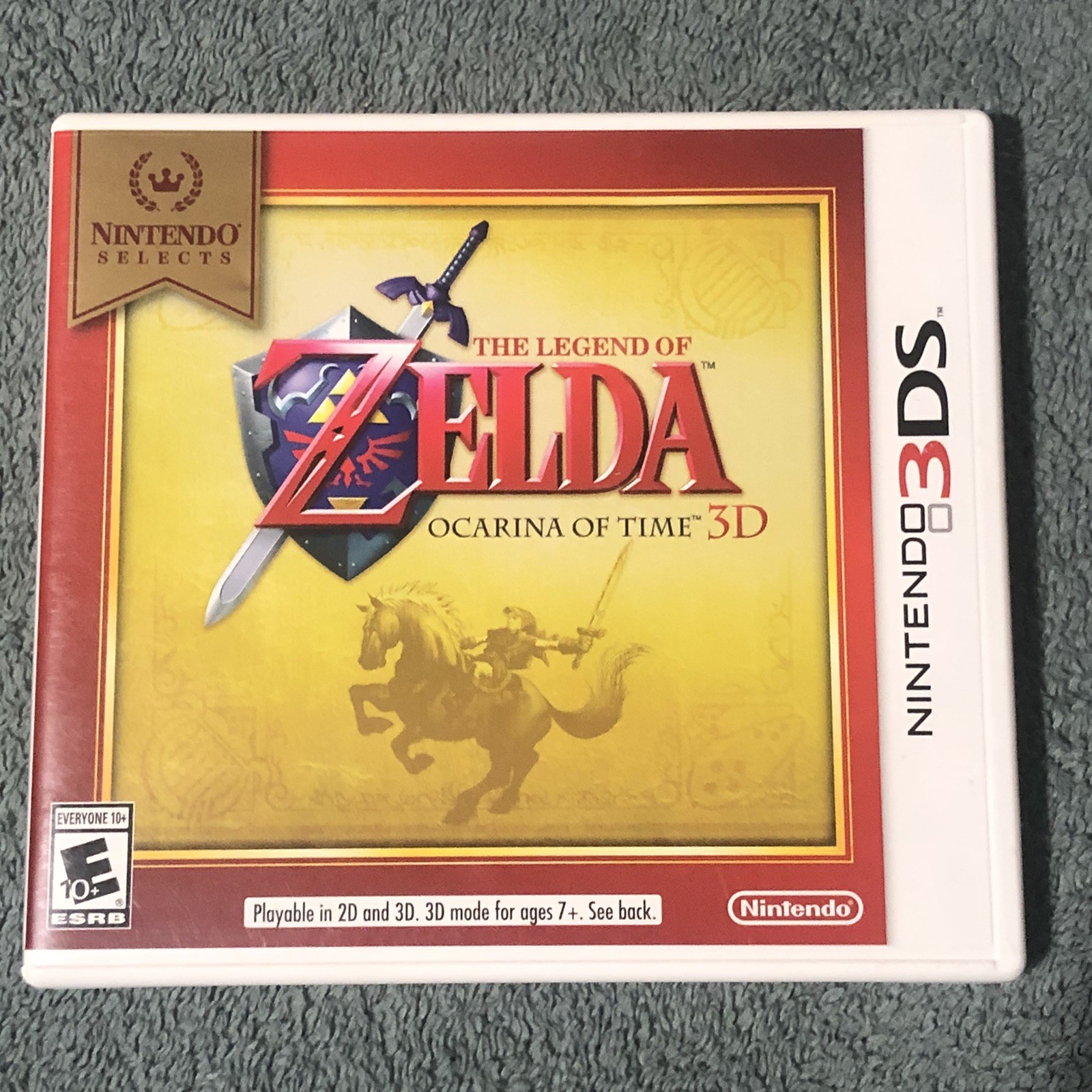The Legend of Zelda Ocarina of Time (Nintendo 3DS) Authentic Case Only 3D OEM
