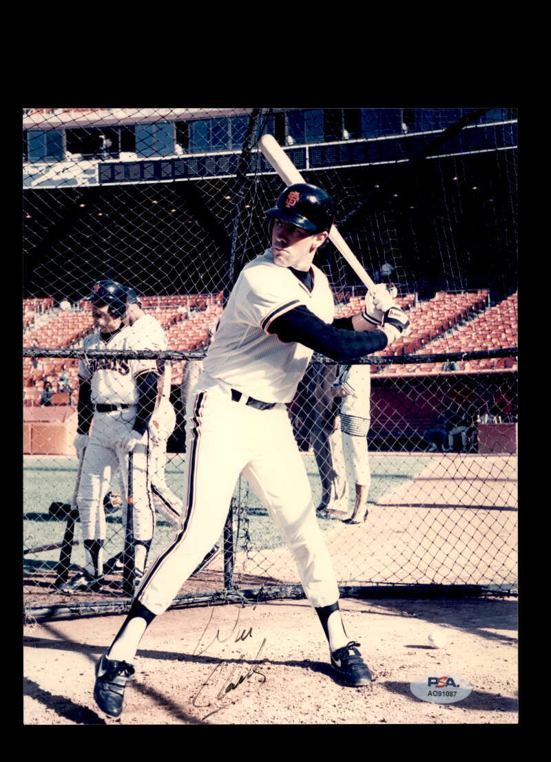 Will Clark PSA DNA Signed 8x10 Photo Autograph Giants