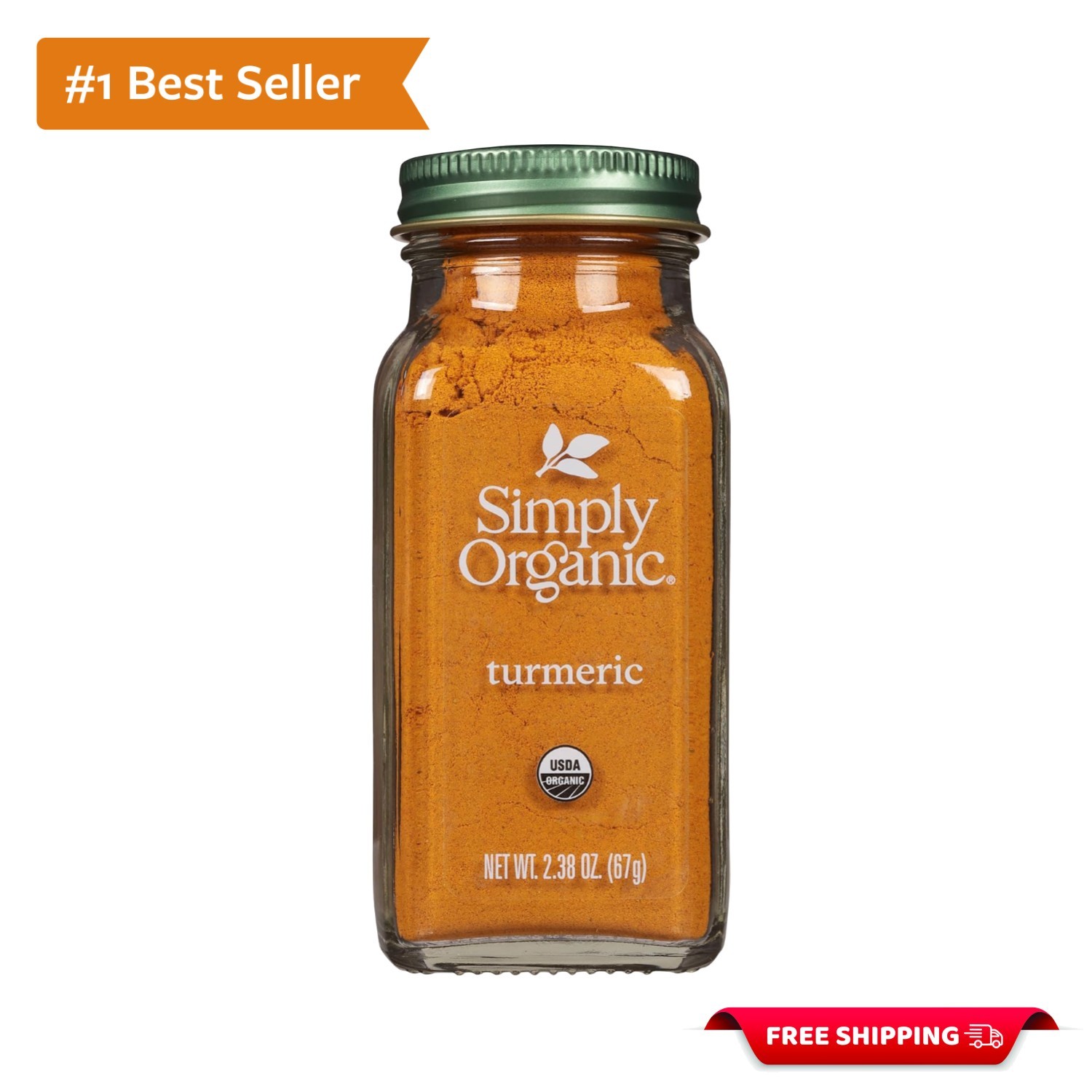 2.38 oz Organic Turmeric Spice - Flavorful Addition to Your Kitchen Essentials