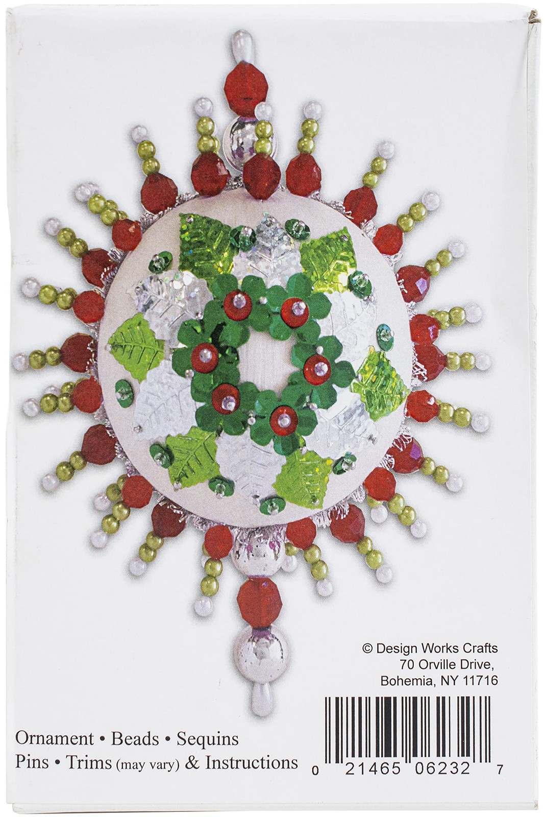 Holiday Wreath Beadcraft Ornament Kit